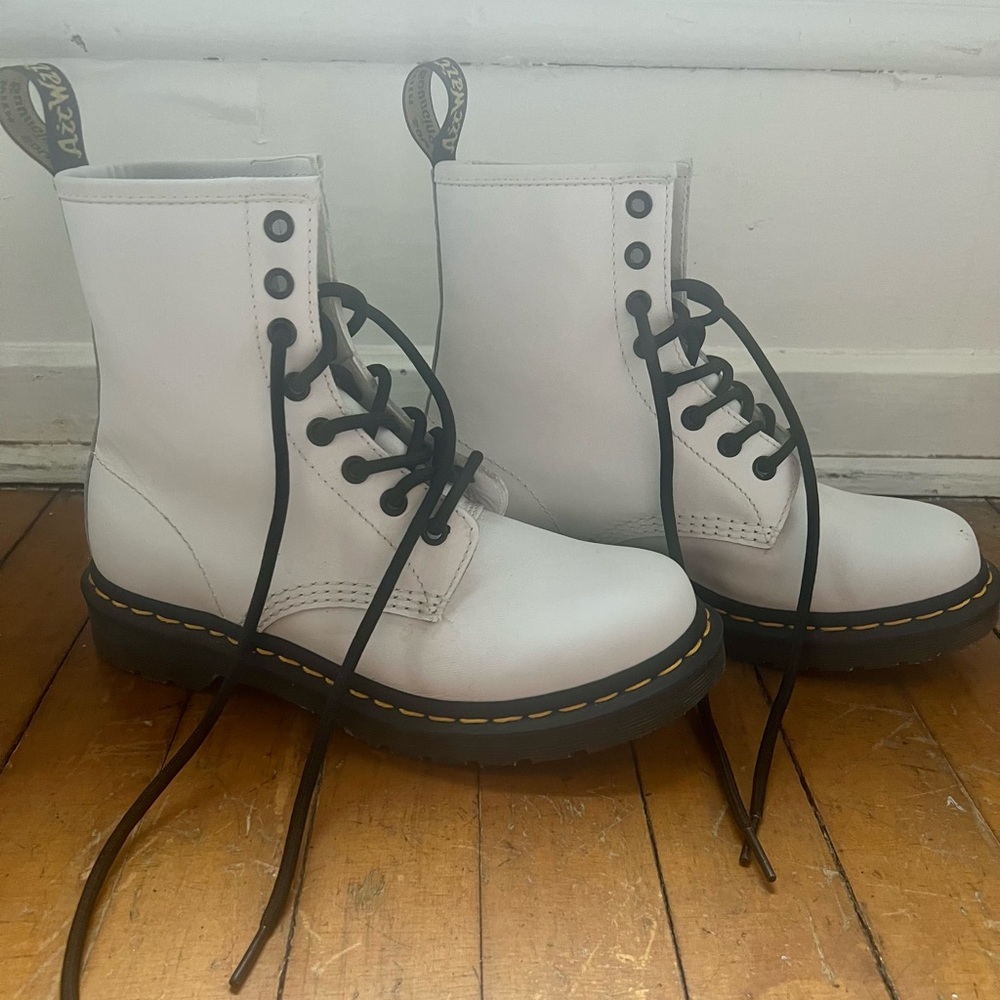 White Dr Martens